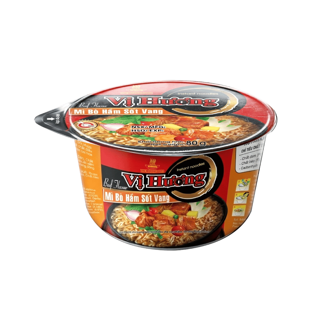MÌ ĂN LIỀN VỊ BÒ VỊ HƯƠNG