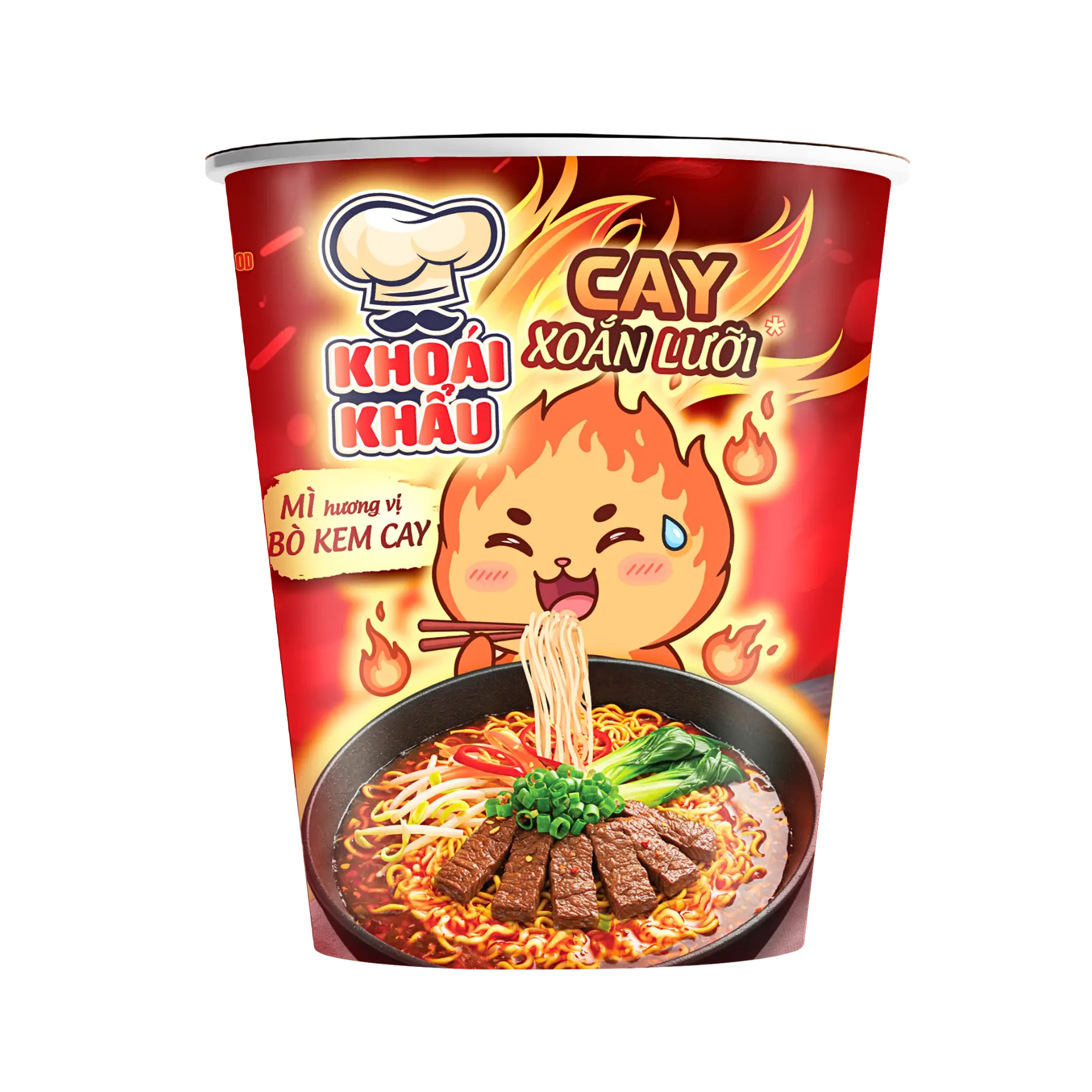 MÌ HƯƠNG VỊ BÒ KEM CAY