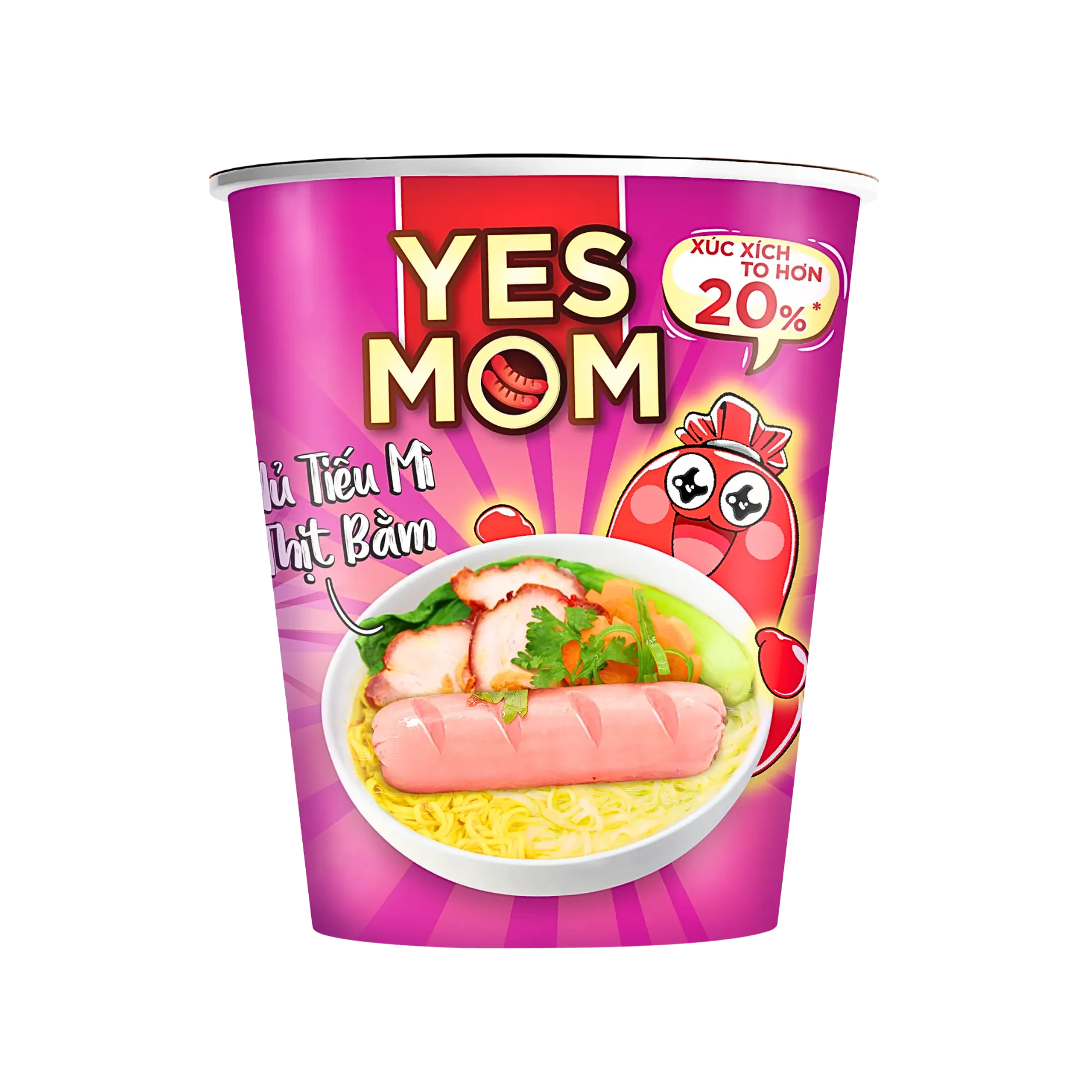 HỦ TIẾU MÌ HƯƠNG VỊ THỊT BẰM YESMOM