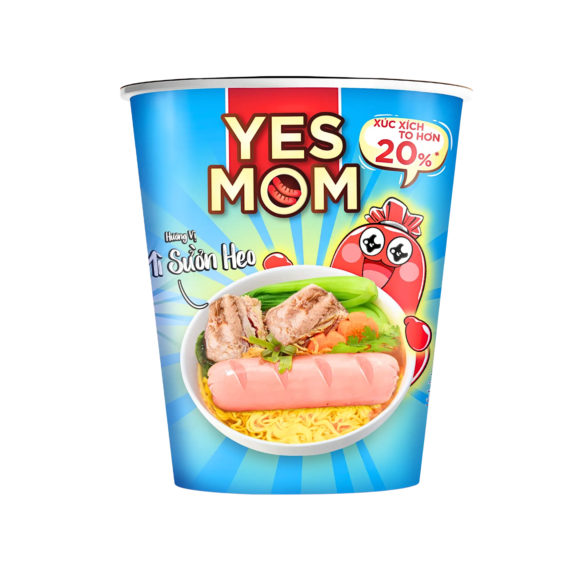 MÌ HƯƠNG VỊ SƯỜN HEO YESMOM